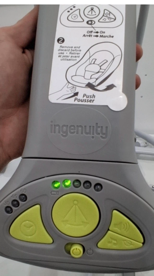 Ingenuity Bright Starts Swing ’n Go Portable Baby Swing - photo 2