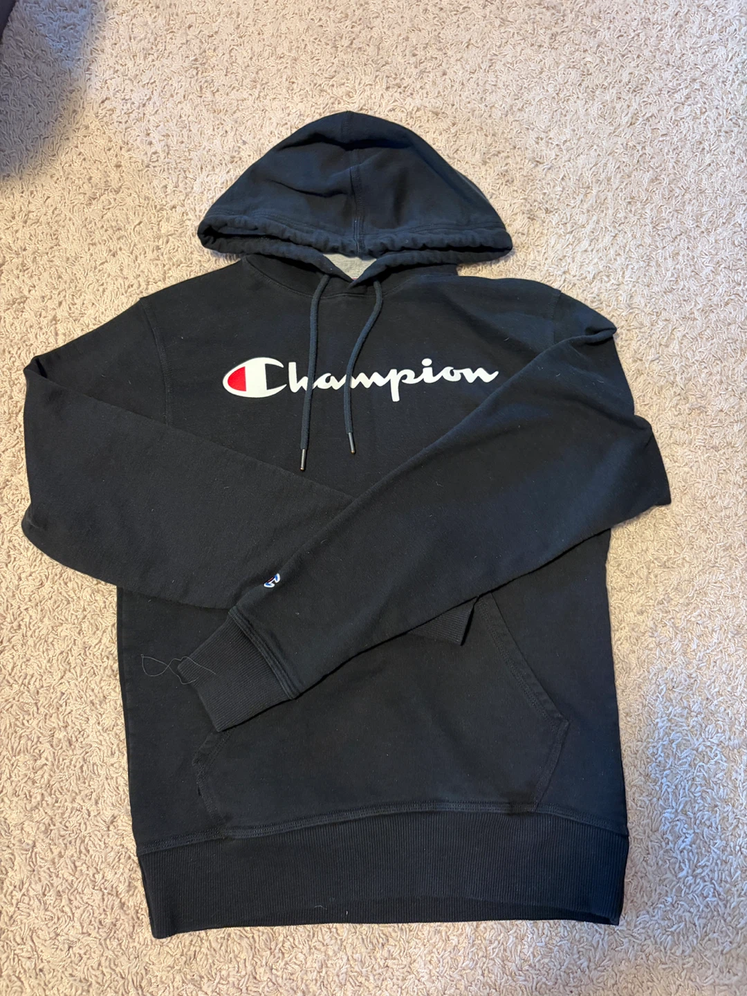 Champion Black Hoodie  men small
