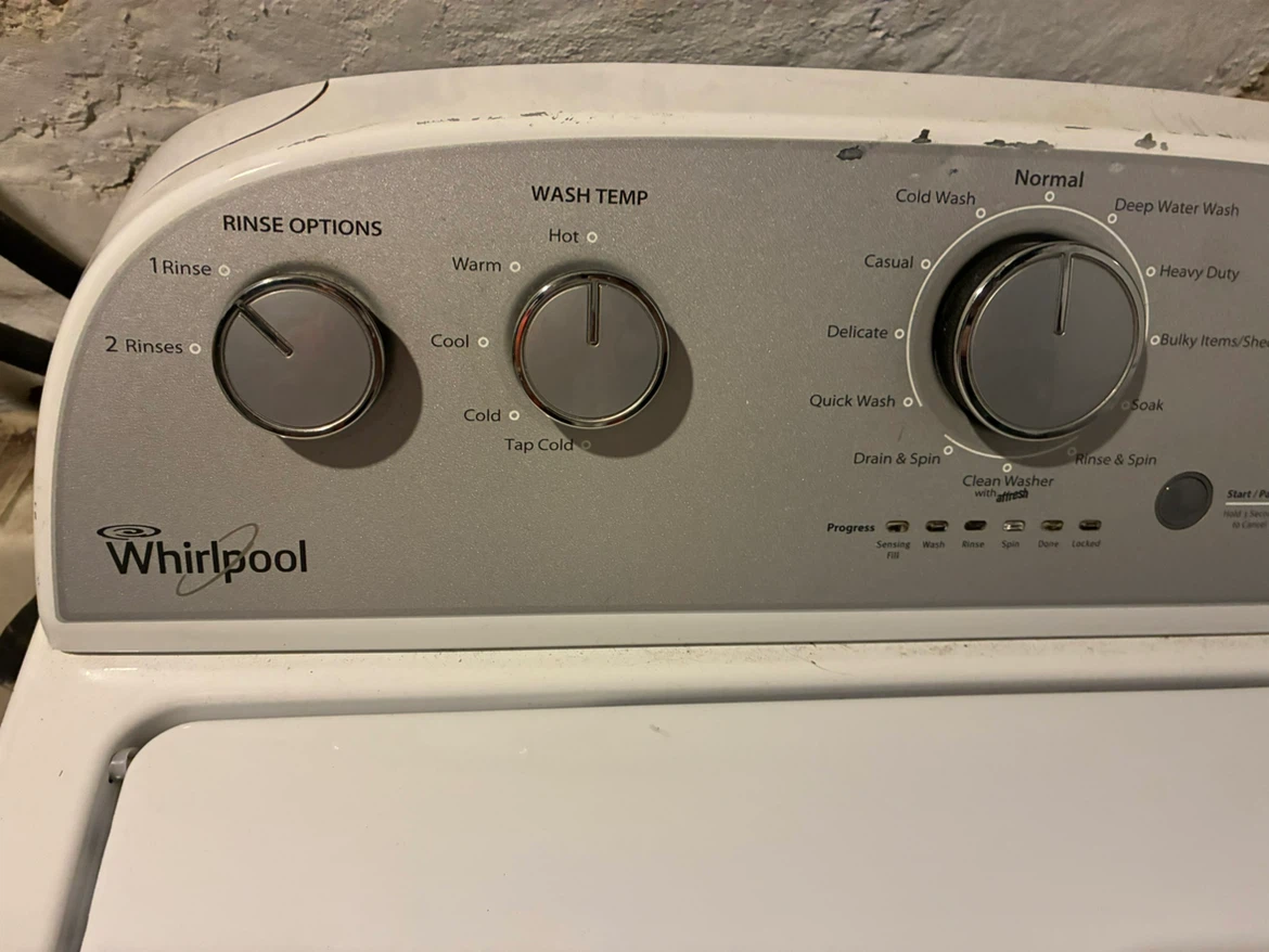 Whirlpool HE Top Load Washer No Agitator Stainless Tub Riverdale - photo 2