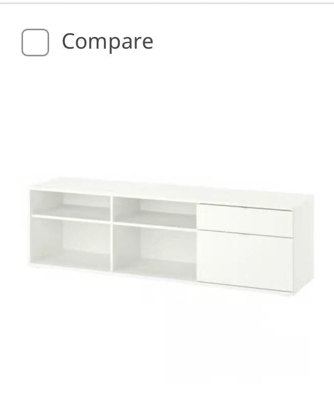 $ 80- IKEA BESTA TV unit white