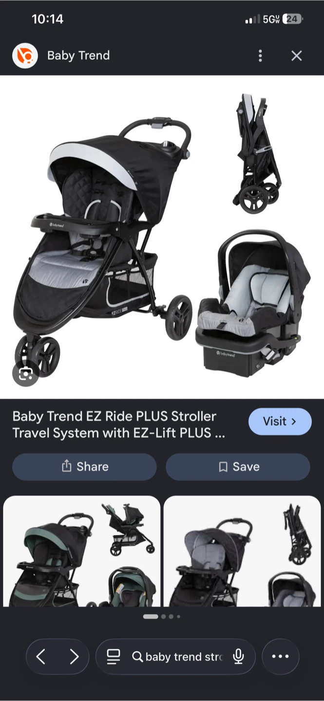 Baby Trend EZ Ride PLUS Travel System