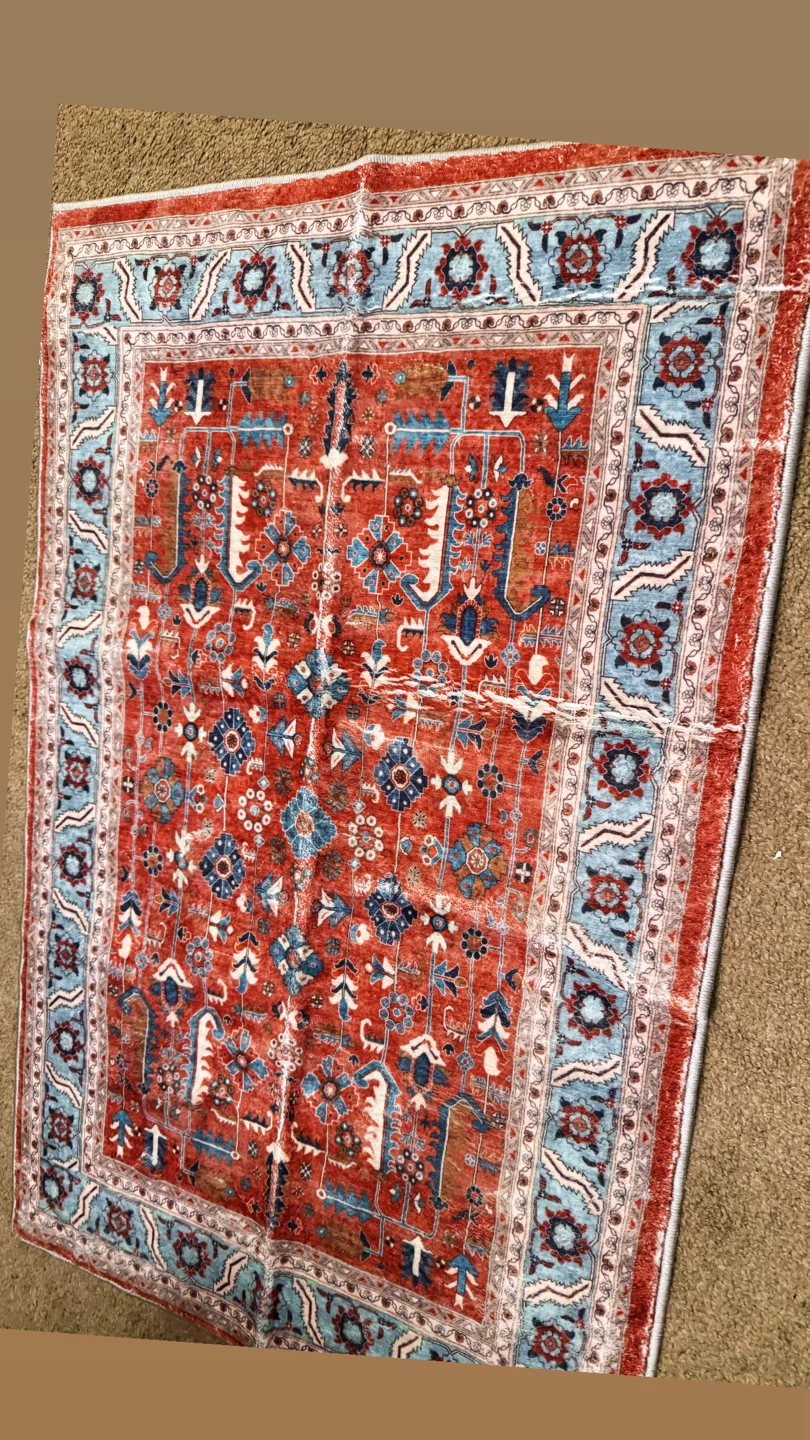 Vintage Style Runner Rug 2x3 Burgundy - photo 3