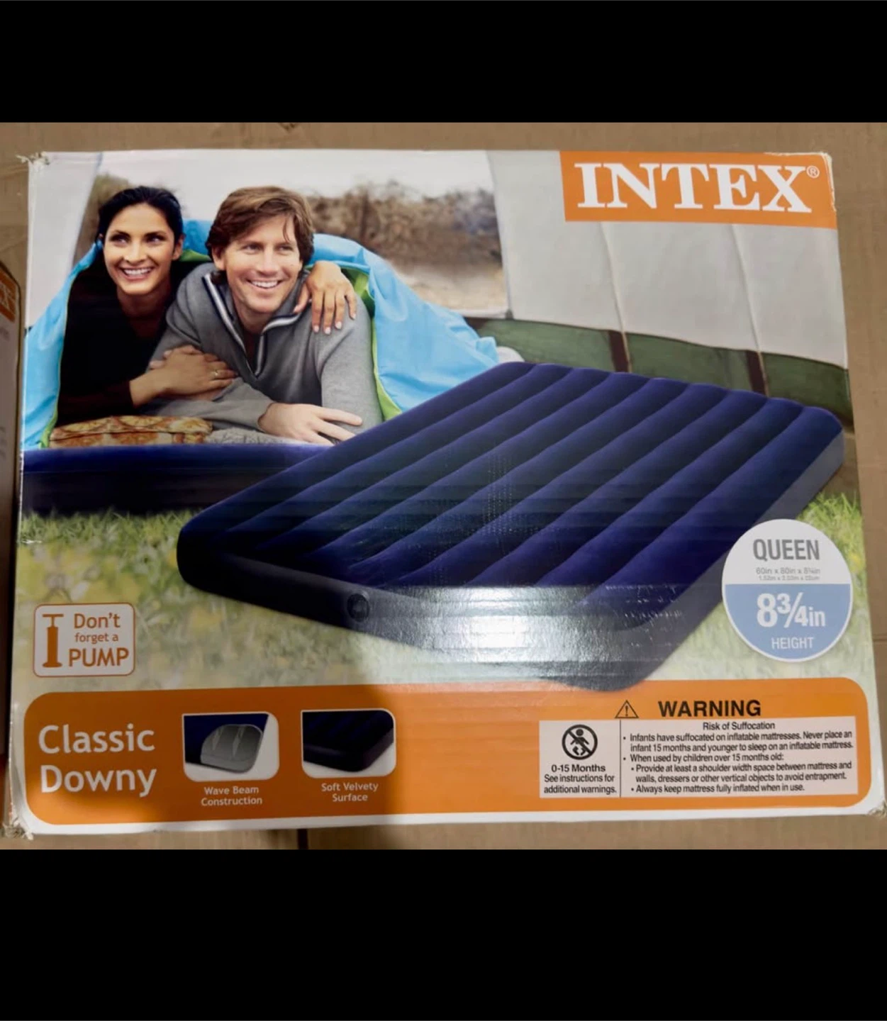 Intex Classic Downy Queen Airbed