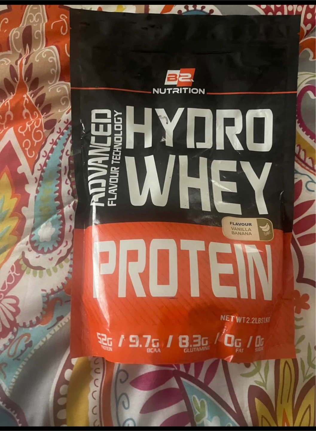 B2 Nutrition Hydro Whey Protein 2.2 lbs