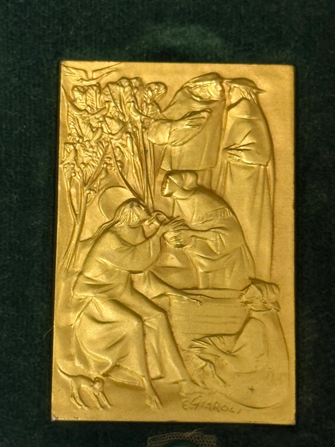 E. Giaroli Relief Art Plaque - photo 2