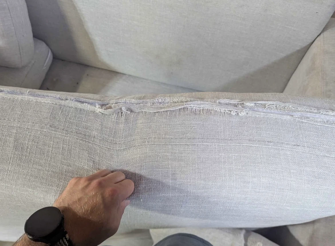 Light Grey Fabric Konto Sofa - photo 5