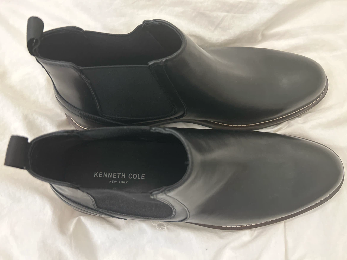 New Kenneth Cole Chelsea Boots Black Size 12 - photo 4