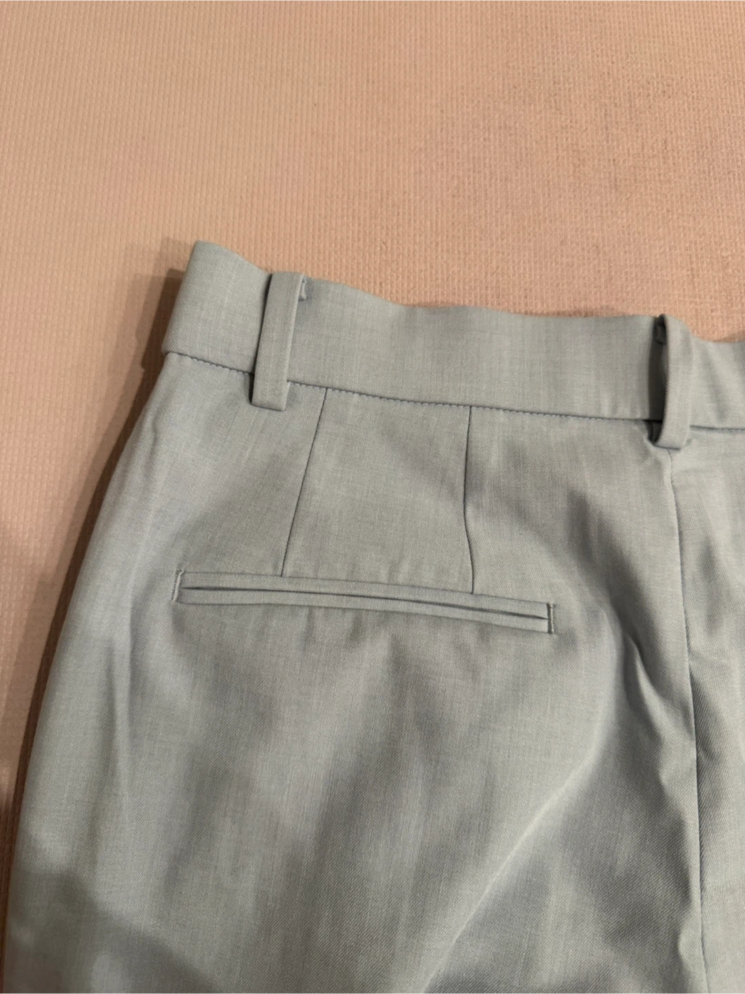 Uniqlo Pleated Wide Pants, Blue, Size S - photo 5