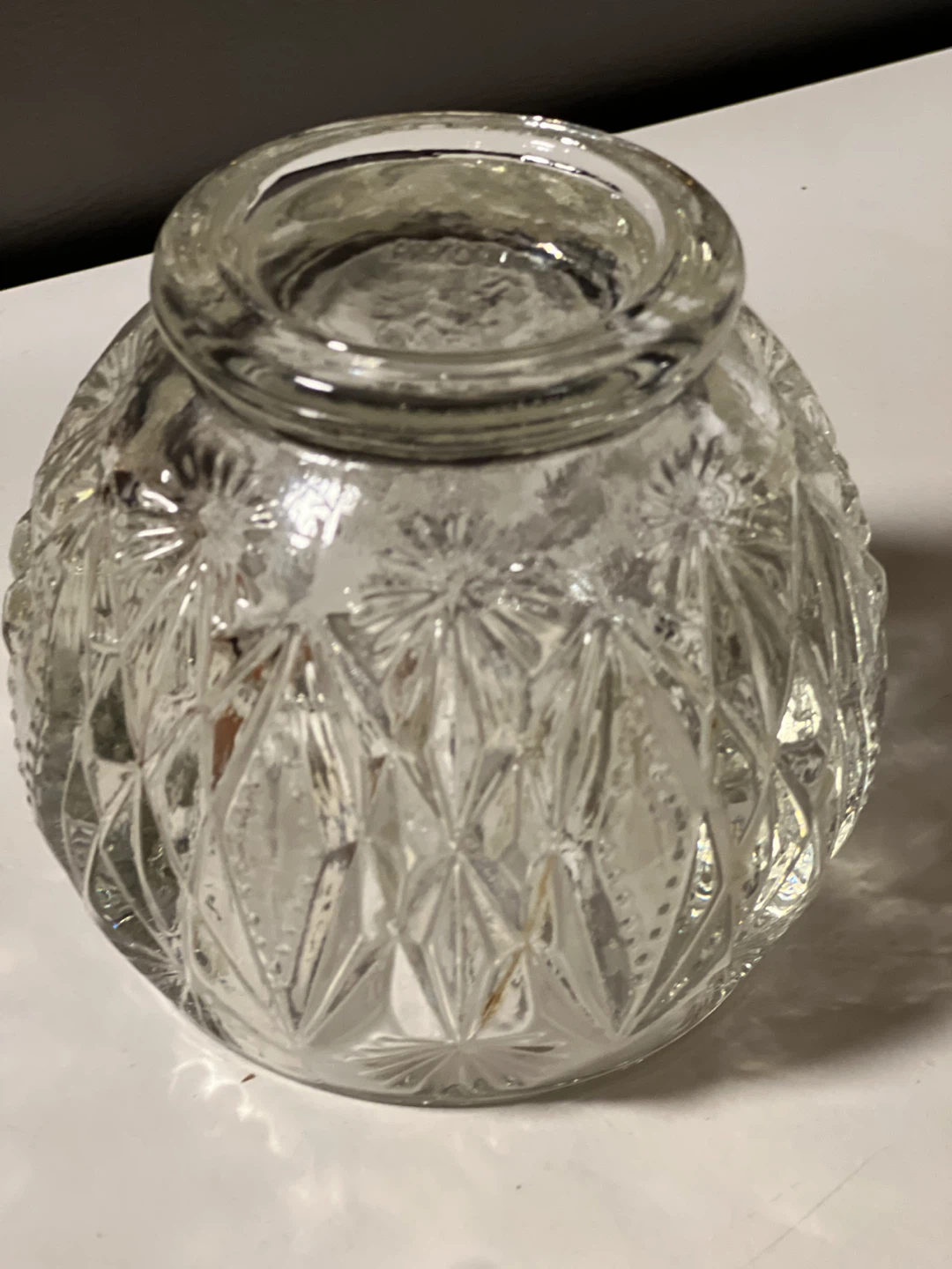 Vintage 1970s Avon Crystal Glow Glass Votive Candle Holder - photo 5