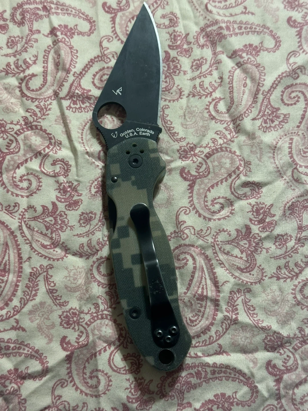 Spyderco Paramilitary 2 Digital Camo - photo 2