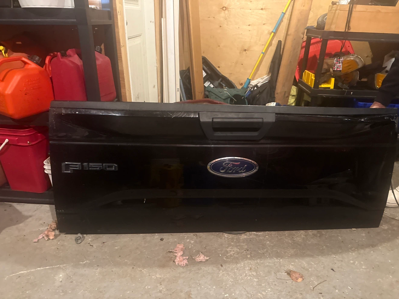 Black Ford F-150 Tailgate