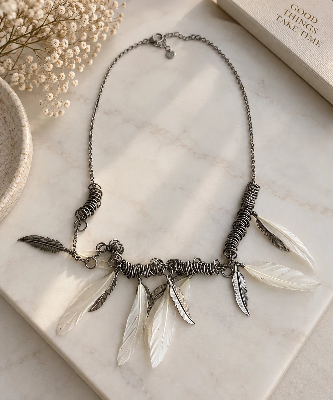 NEED GONE ASAP‼️Feather Charm Necklace