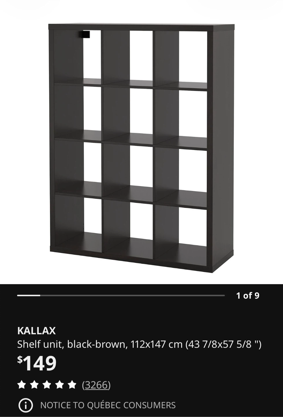 IKEA KALLAX Shelf Unit with Drawer and Bottle Inserts - photo 2