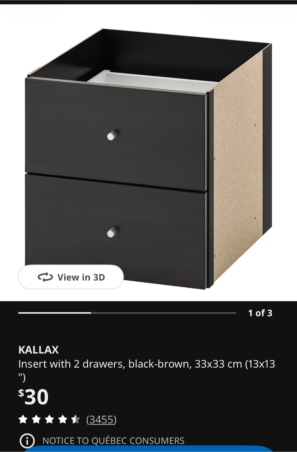 IKEA KALLAX Shelf Unit with Drawer and Bottle Inserts - photo 4