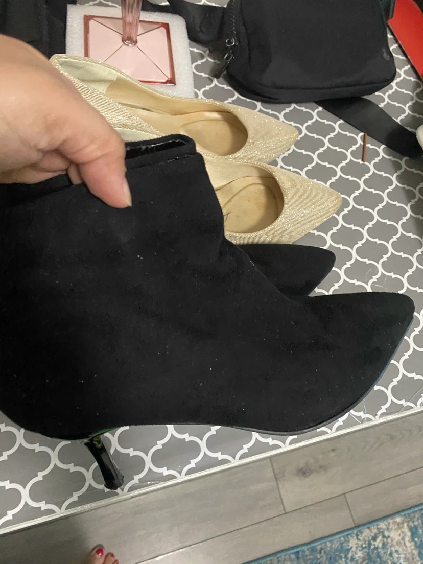 Black Suede Ankle Boots