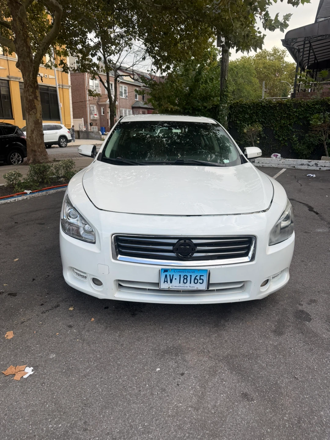 White 2012Nissan Maxima Sedan