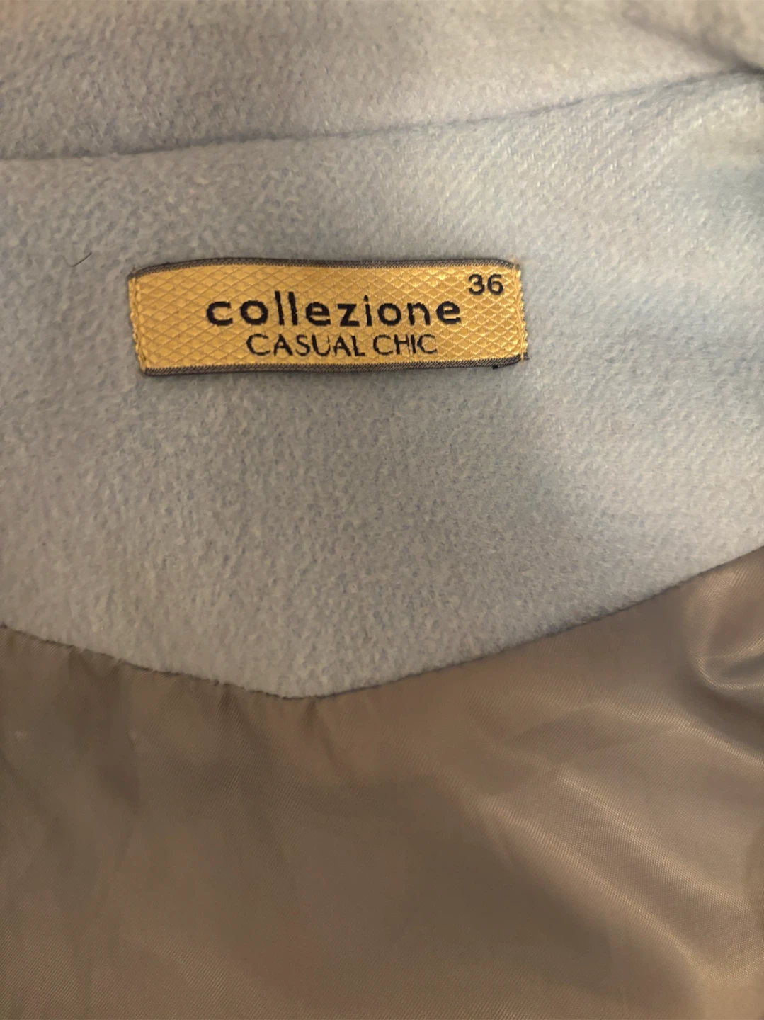 Collezione Casual Chic Two-Tone Coat Size 36 - photo 2