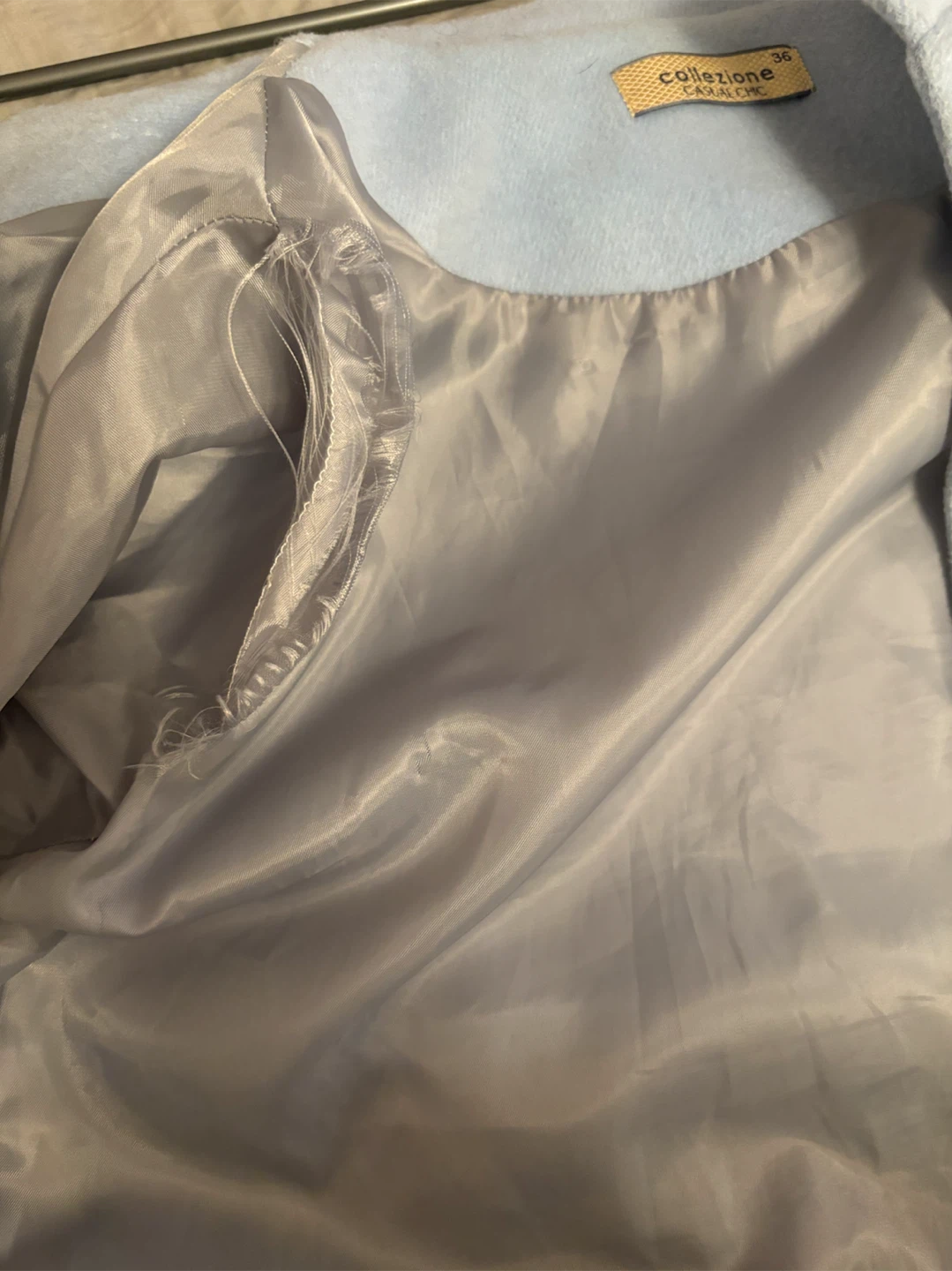 Collezione Casual Chic Two-Tone Coat Size 36 - photo 3