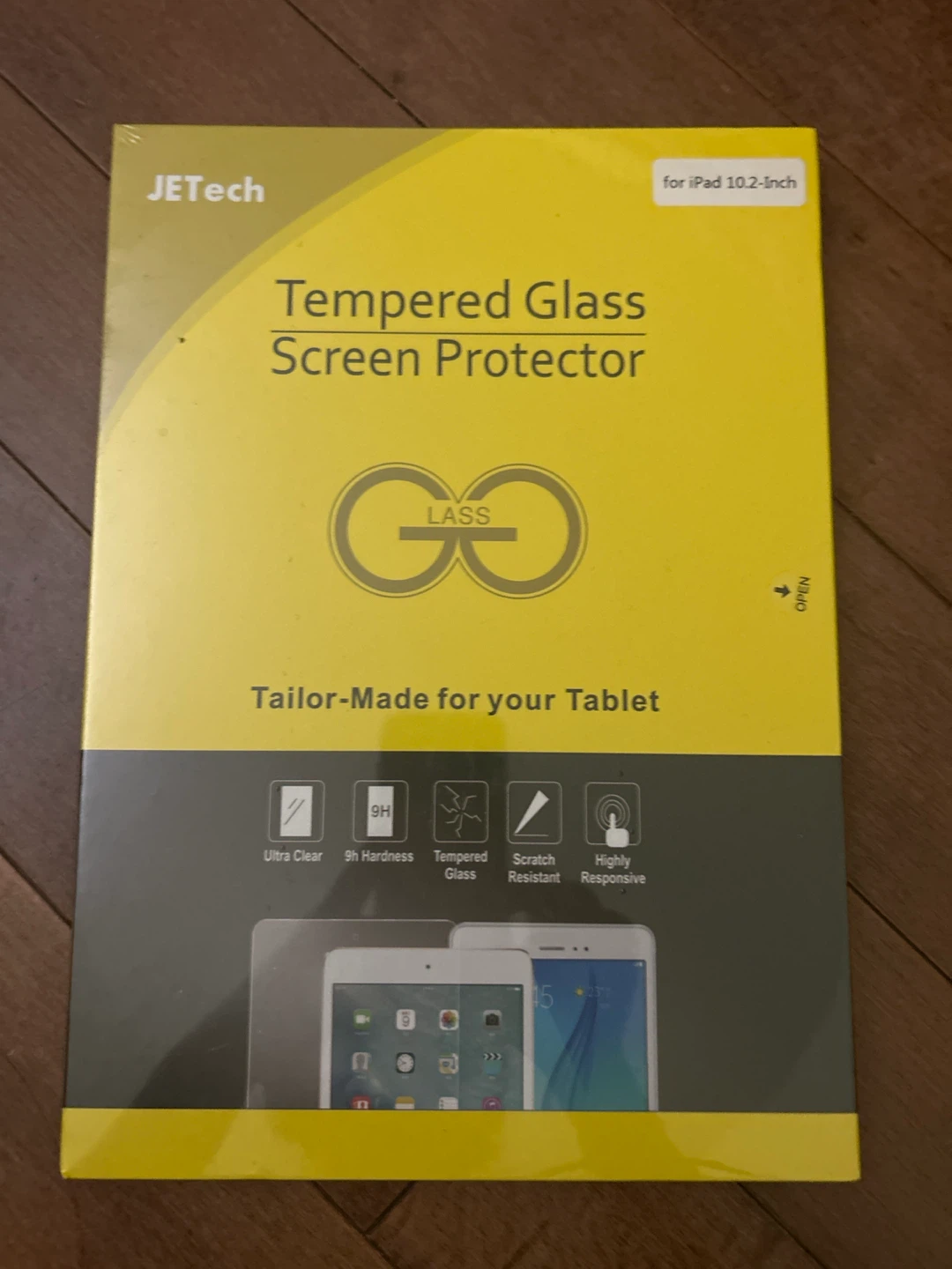 JETech Tempered Glass Screen Protector for iPad 10.2-inch