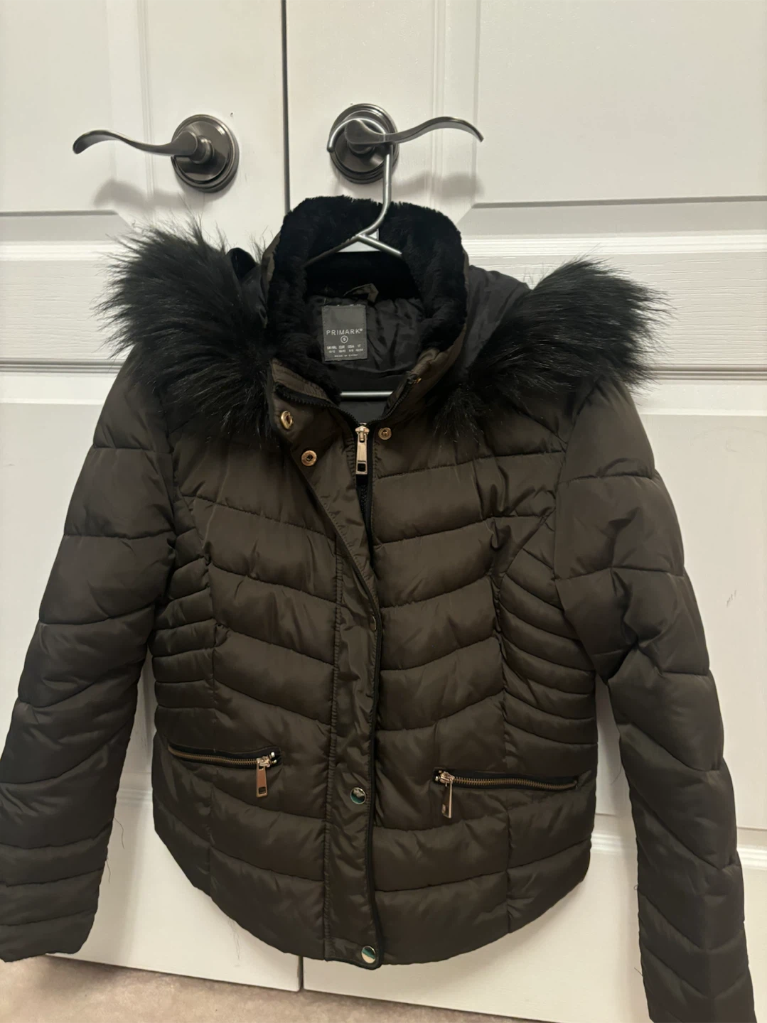 Winter Jacket with Faux Fur Hood