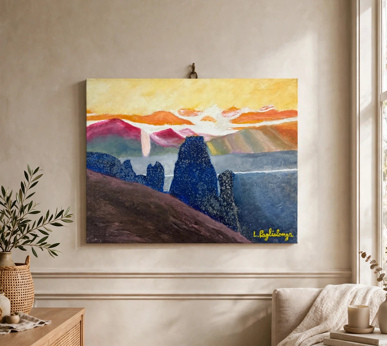 L. Pagliolonga Original Landscape Painting