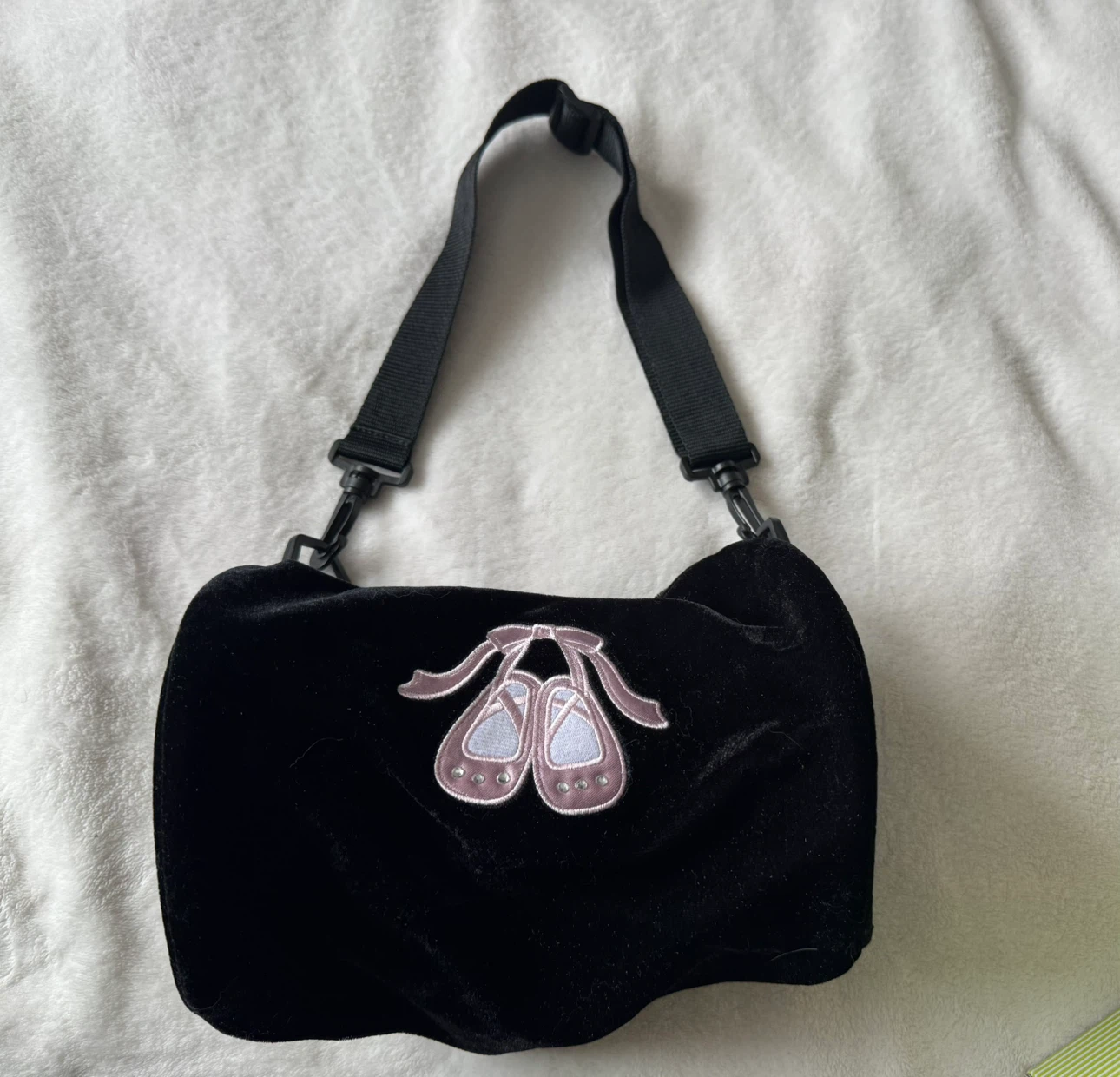 Black Velvet Ballet Dance Bag
