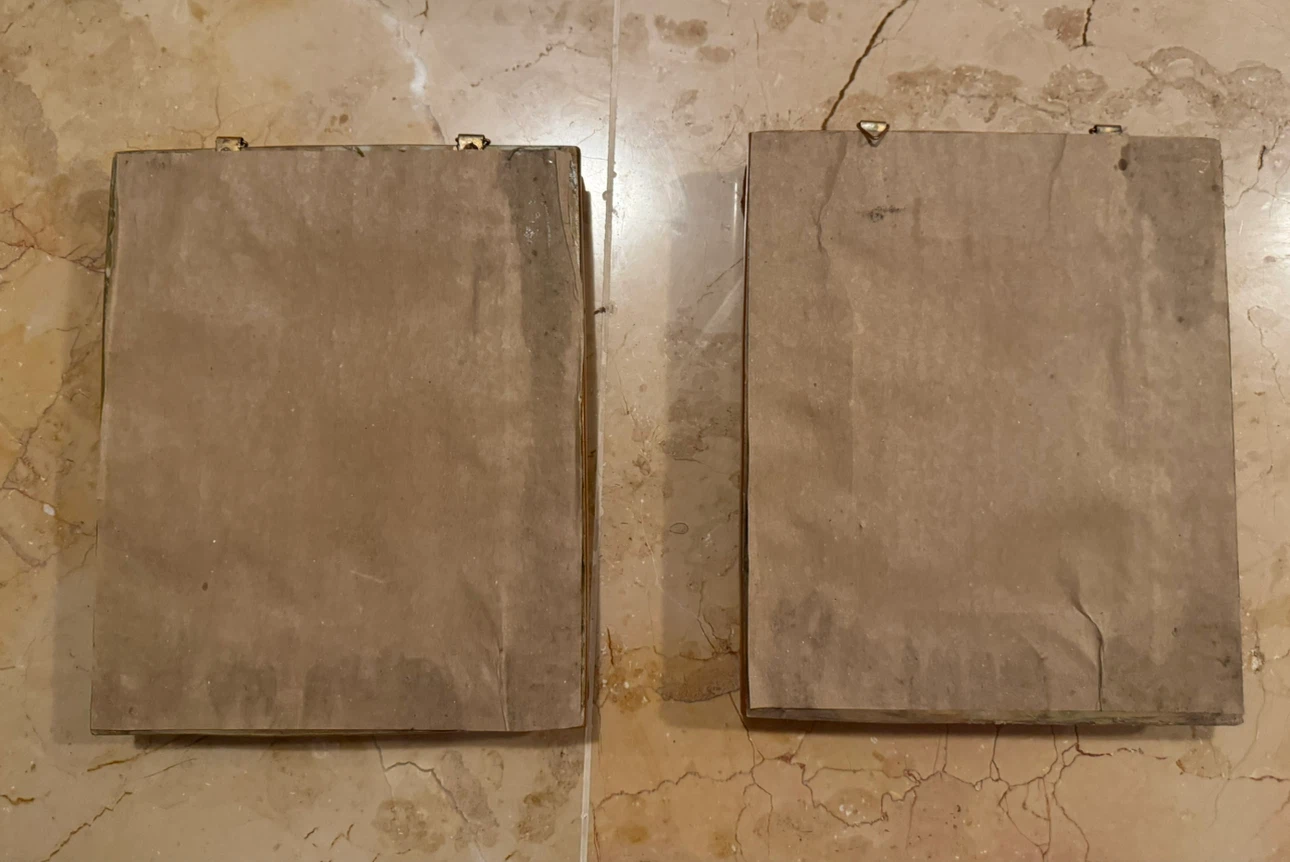 Set of Two Ornate Wall Relief Plaques - photo 3