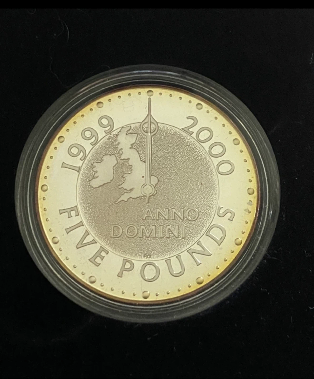 1999 United Kingdom Millennium Five Pounds Silver Coin - photo 2