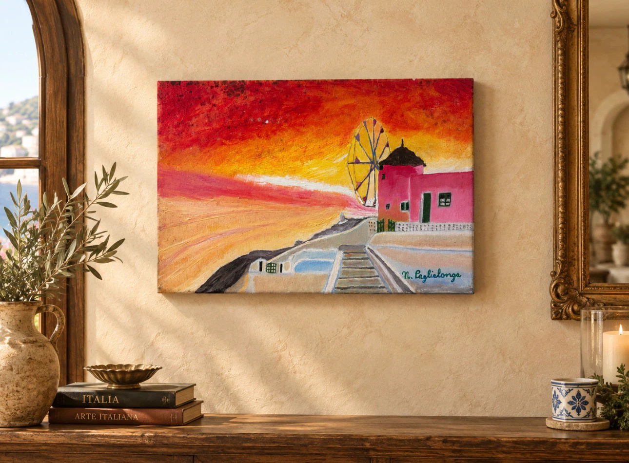 N. Paglialonga Oil Painting