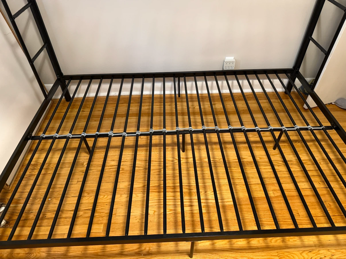 Black Metal Bunk Bed Frame - photo 2