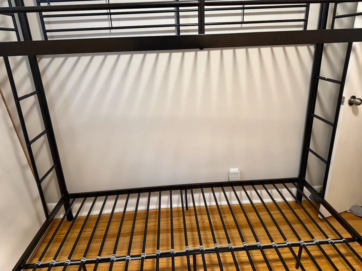 Black Metal Bunk Bed Frame - photo 3