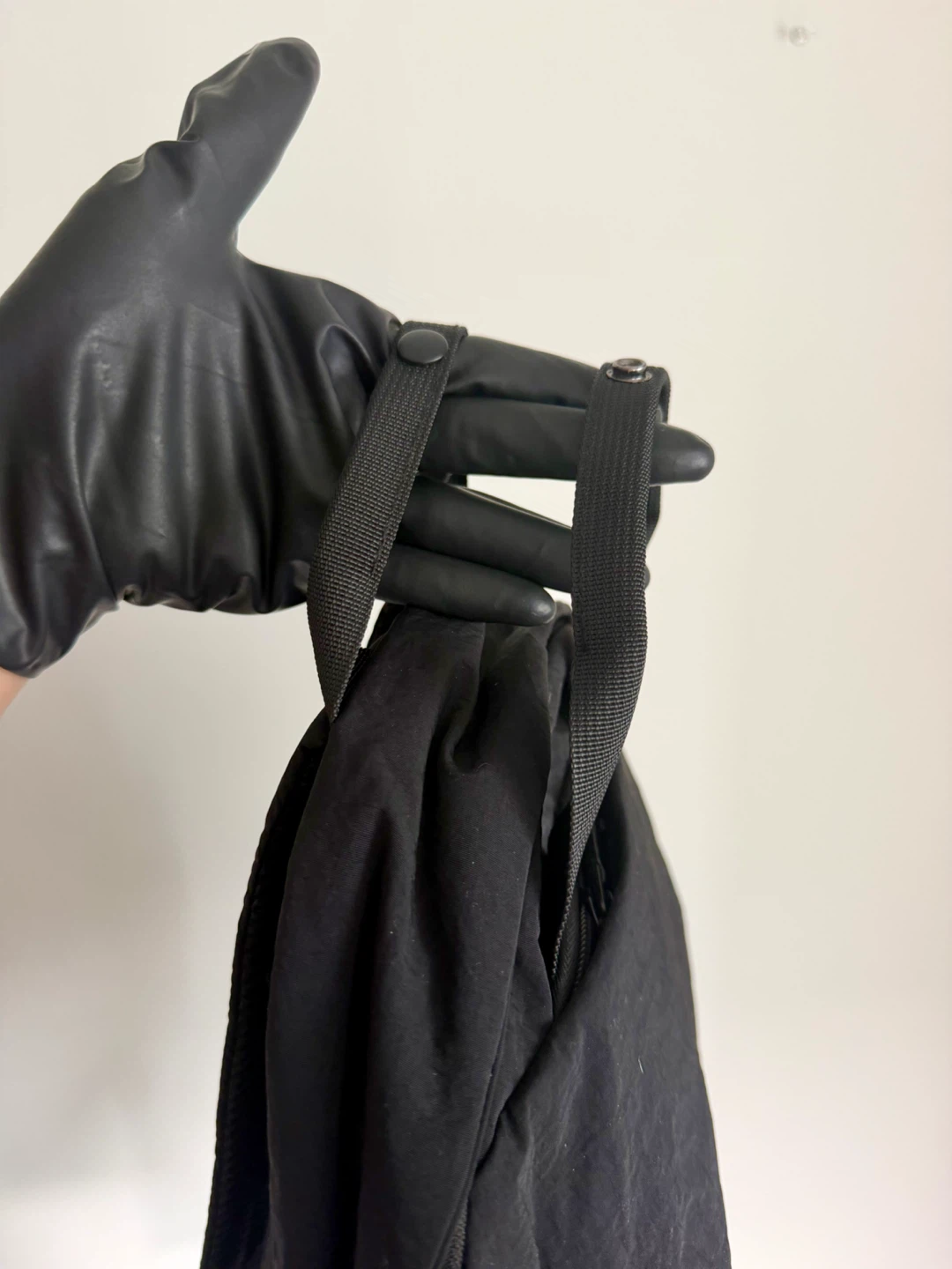 Black Nylon Small Backpack - photo 3