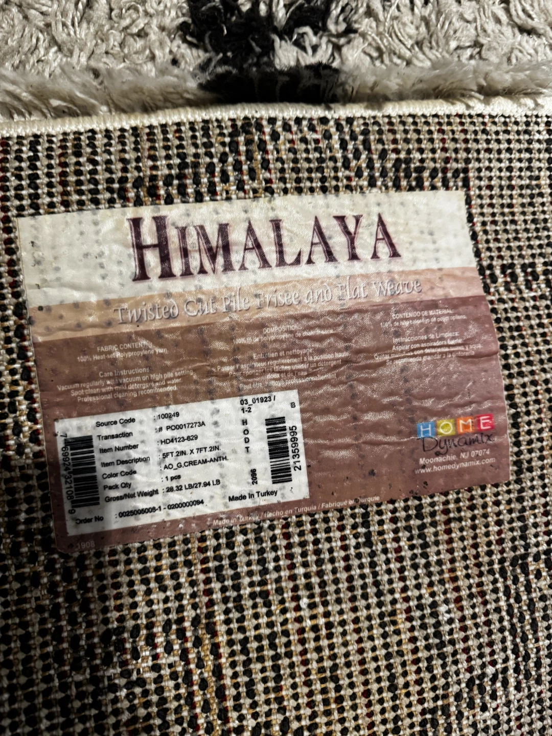 Home Dynamix Himalaya Cream and Anthracite Area Rug - photo 4