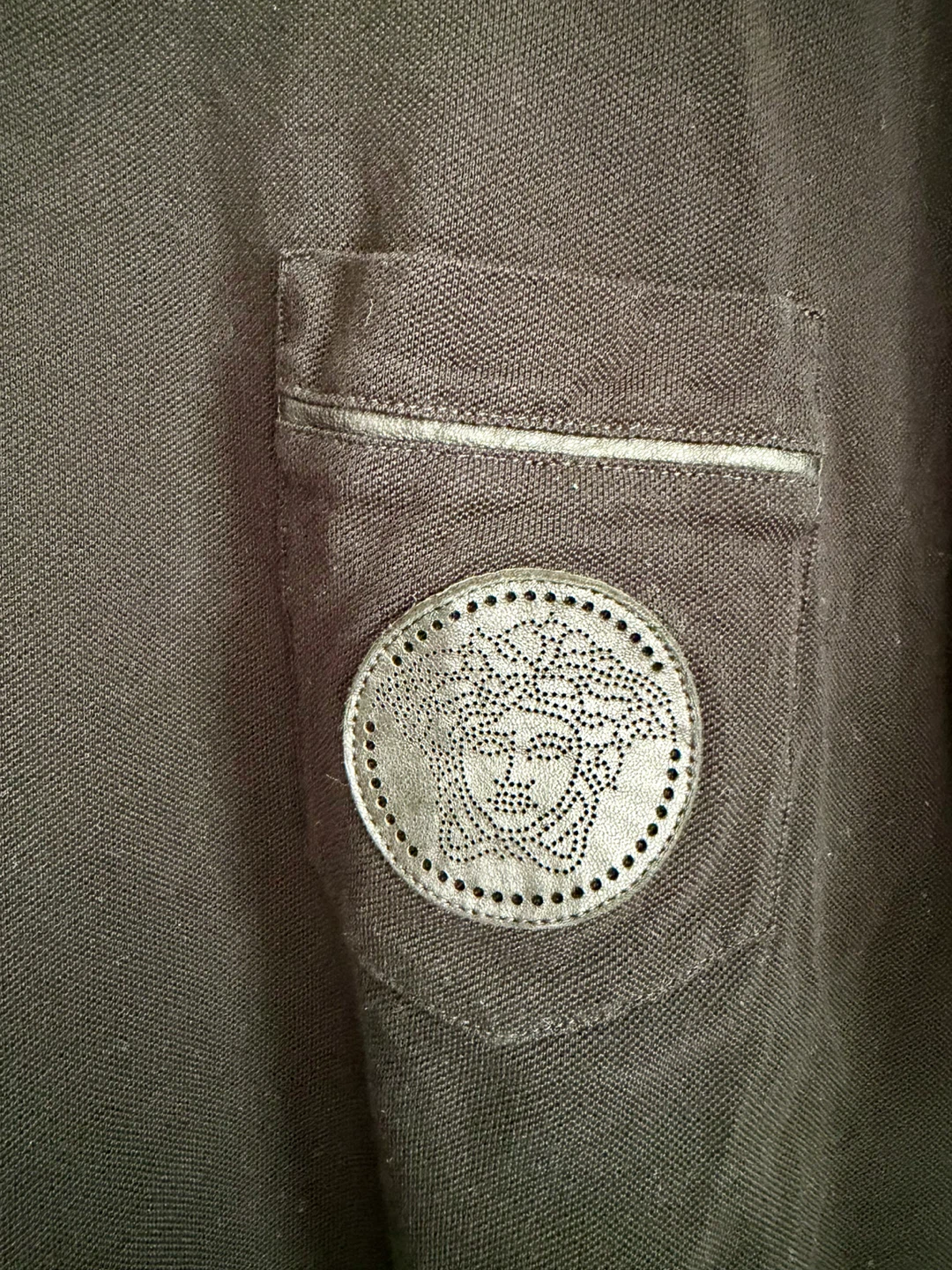 Versace Men's Polo Shirt Black Size 4XL - photo 4