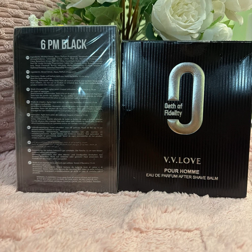 BUNDLE V.V. Love 6 PM Black and Oath of Fidelity Men's Fragrance - photo 2