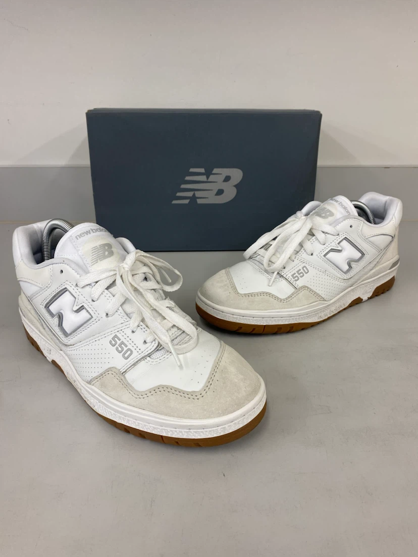 New Balance 550 White/Grey Sneakers - 9.5