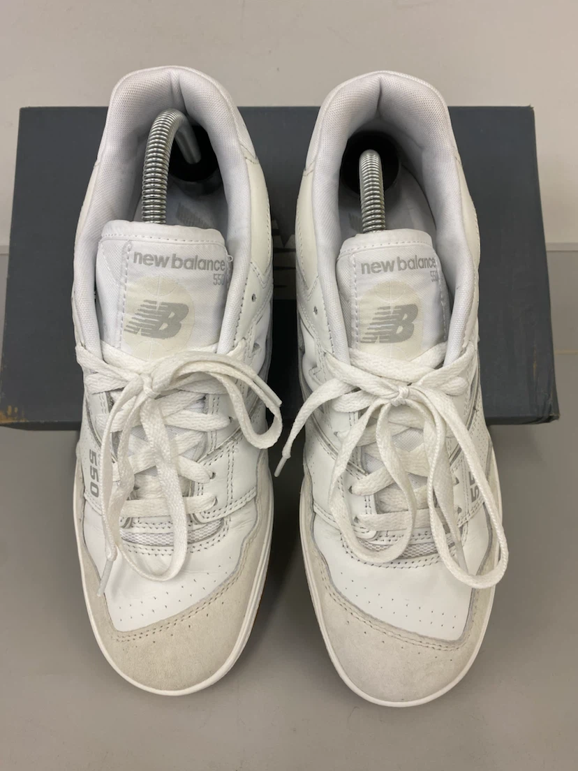 New Balance 550 White/Grey Sneakers - 9.5 - photo 3