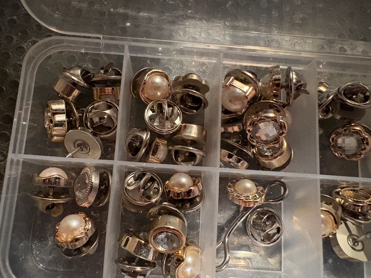 Assorted Pearl and Crystal Lapel Pins