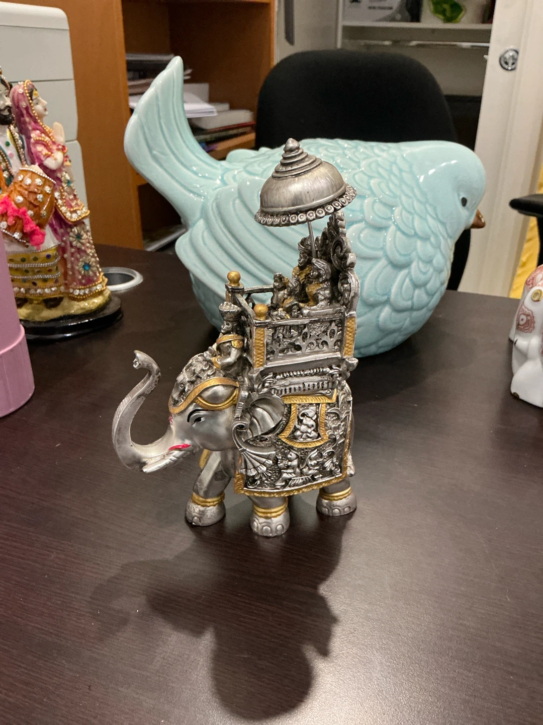 Decorative Royal Elephant Figurine