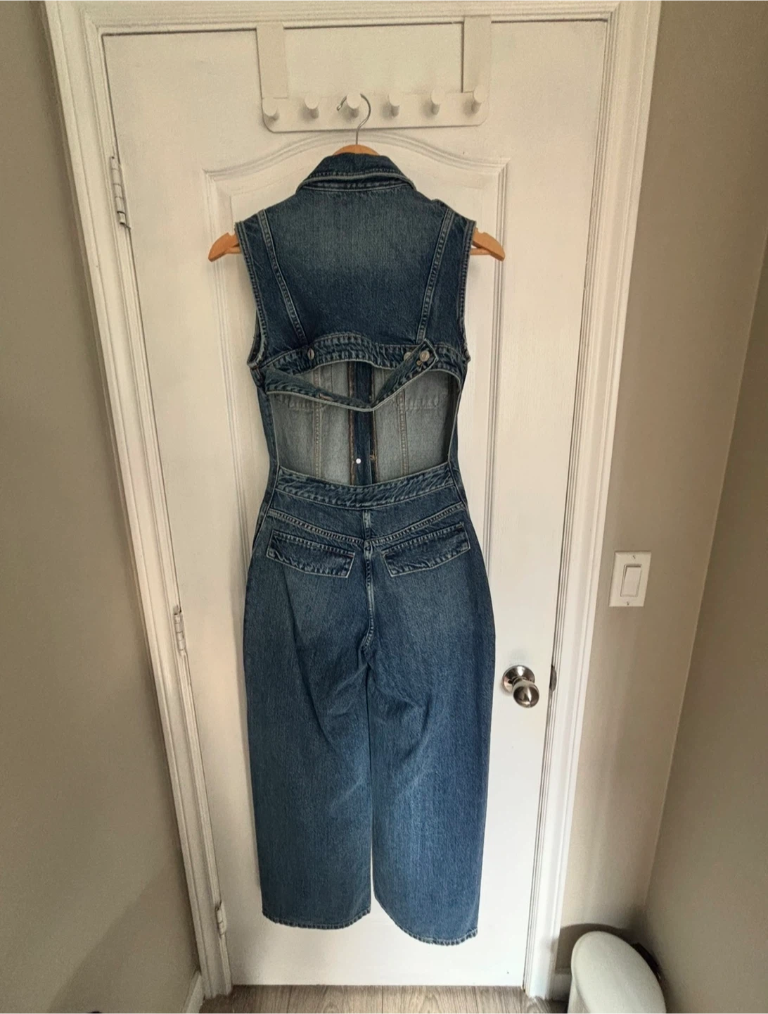 ZARA Denim Jumpsuit Size S - photo 2