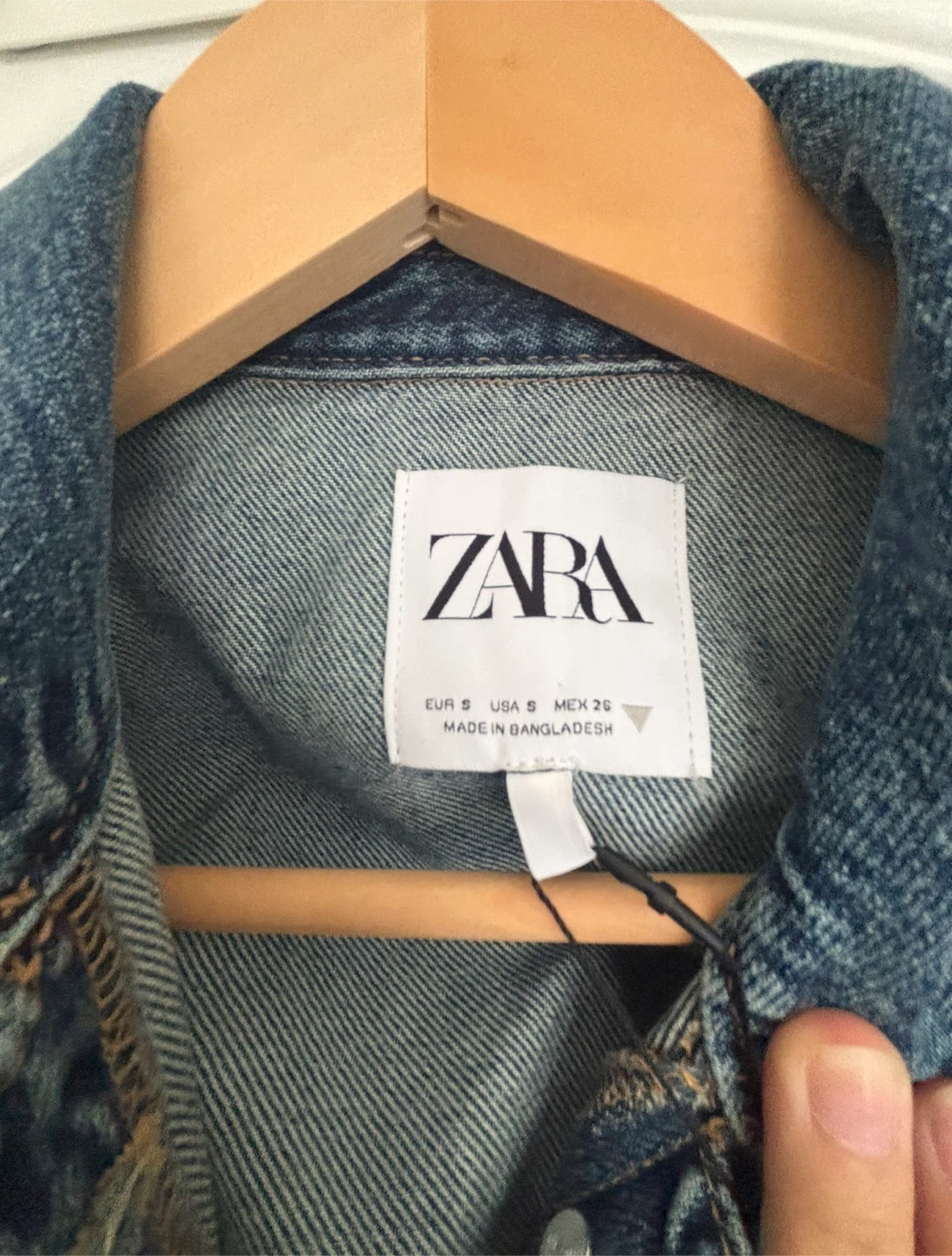 ZARA Denim Jumpsuit Size S - photo 4