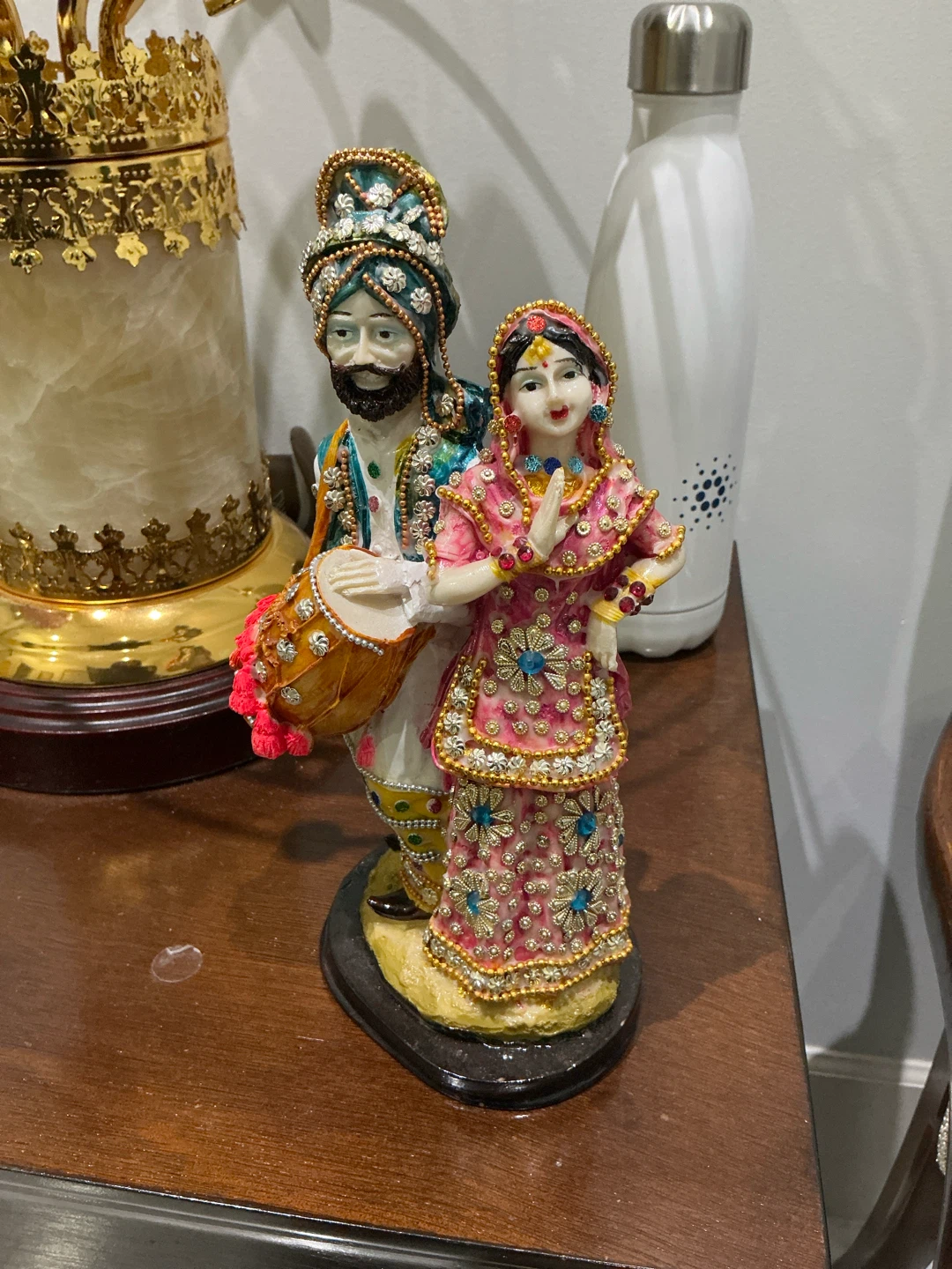 Traditional Punjabi Couple Figurines - photo 2