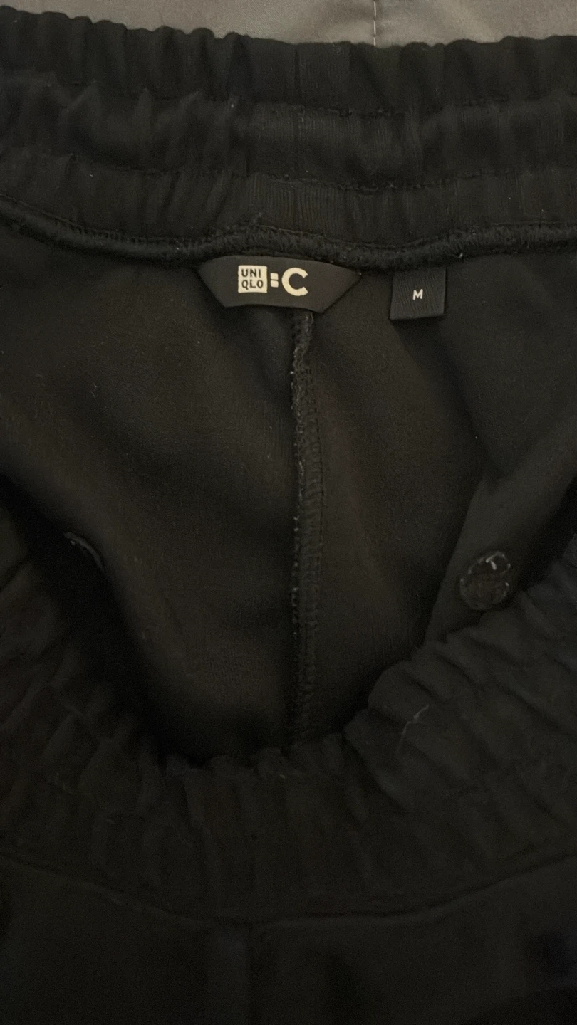 Uniqlo Black Sweats Wide Pants M - photo 2