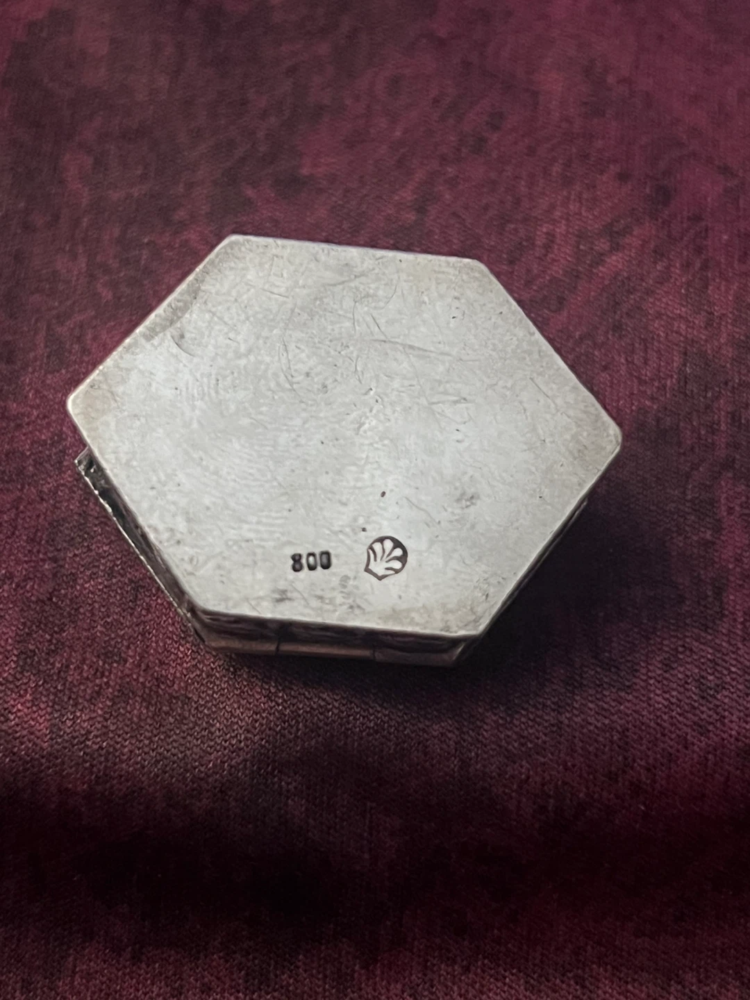 3 Antique Solid Silver Boxes: Art Nouveau, Deco, Continental. - photo 5