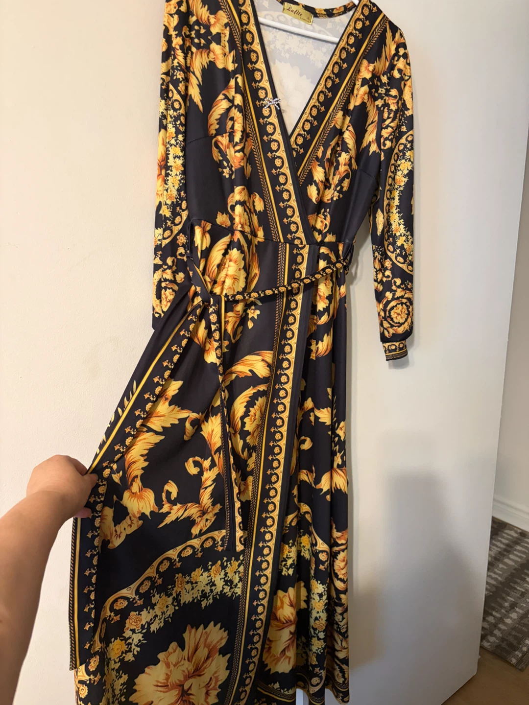 Lafite long sleeve maxi dress