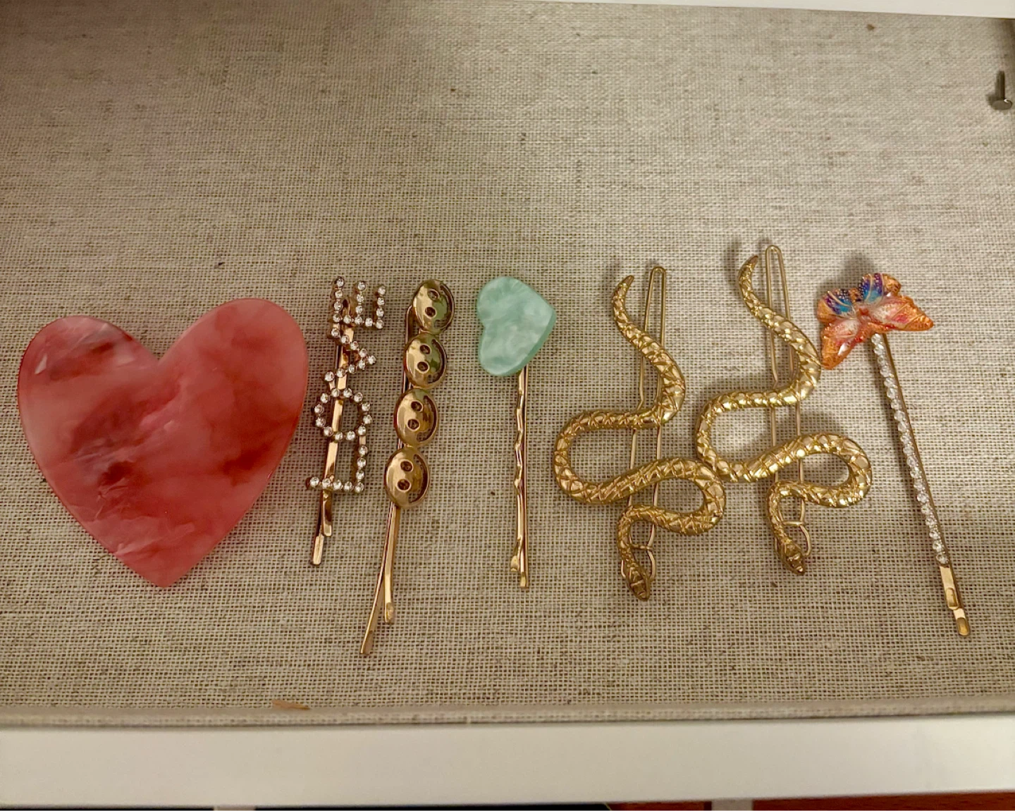 Assorted Decorative Hair Clips Set