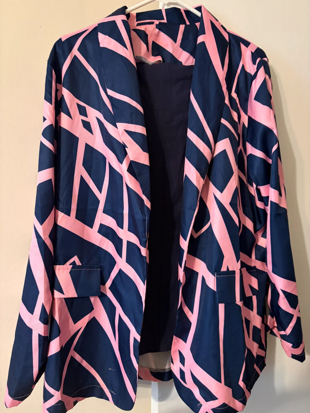 Fashion Nova Plaid Blazer and Abstract Print Blazer - photo 2