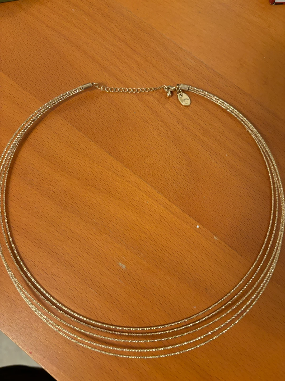 Gold-tone Multi-strand Necklace