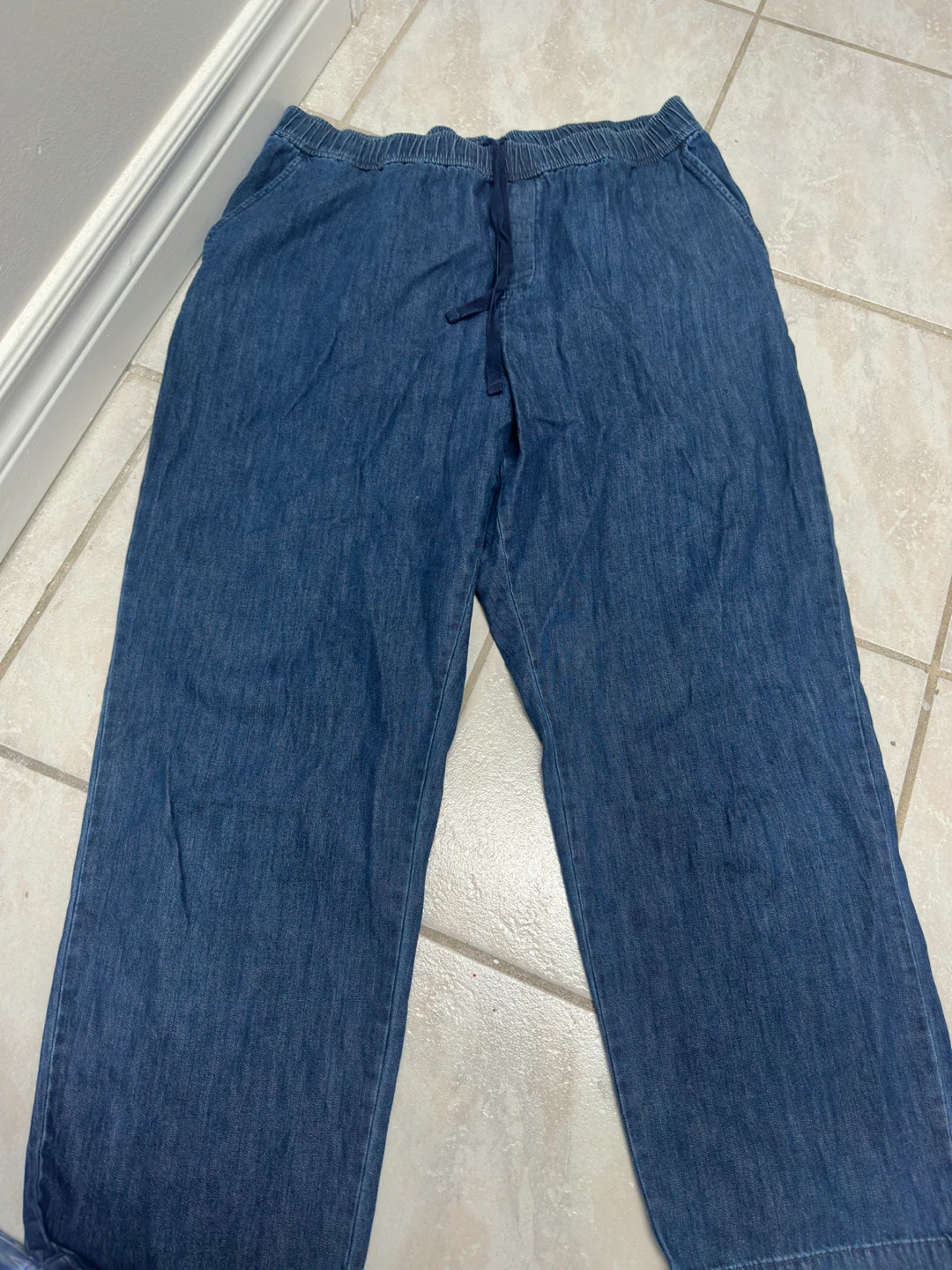 uniqlo soft denim pants