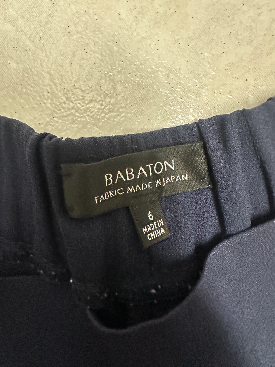 Babaton Navy Dress Pants Size 6 - photo 2